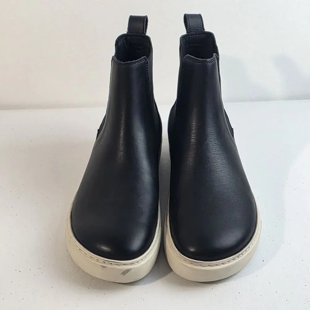 Birkenstock Women's Sz 8 EU 38 Black Leather Bend Chelsea Ankle Booties